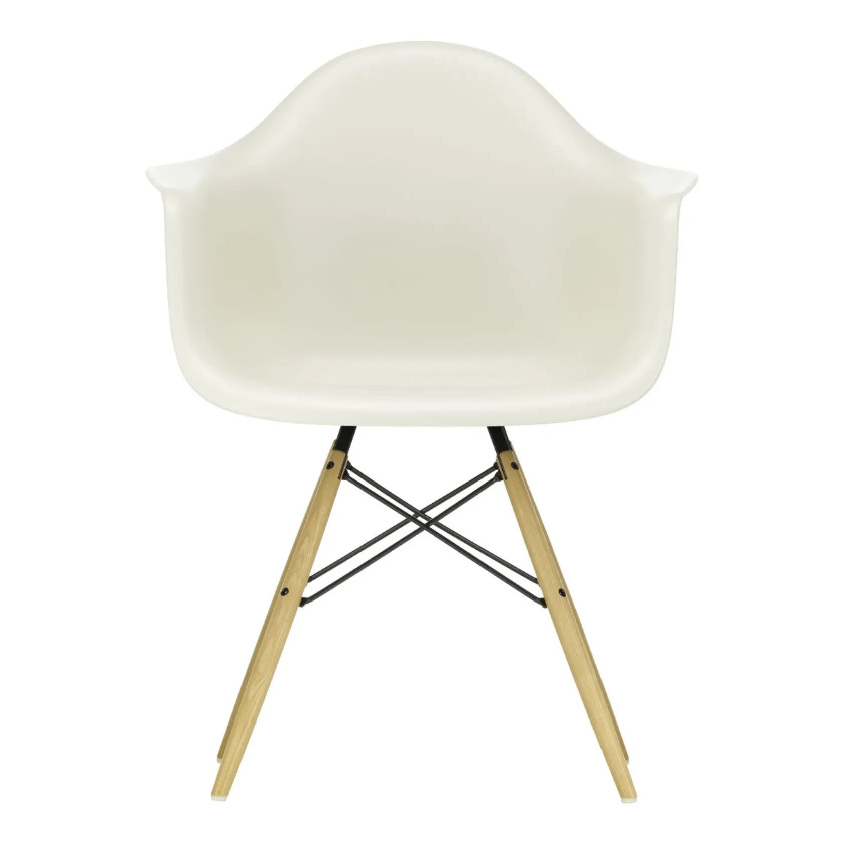 Vitra - DAW chair - maple base - Charles &amp; Ray Eames | Gris galet