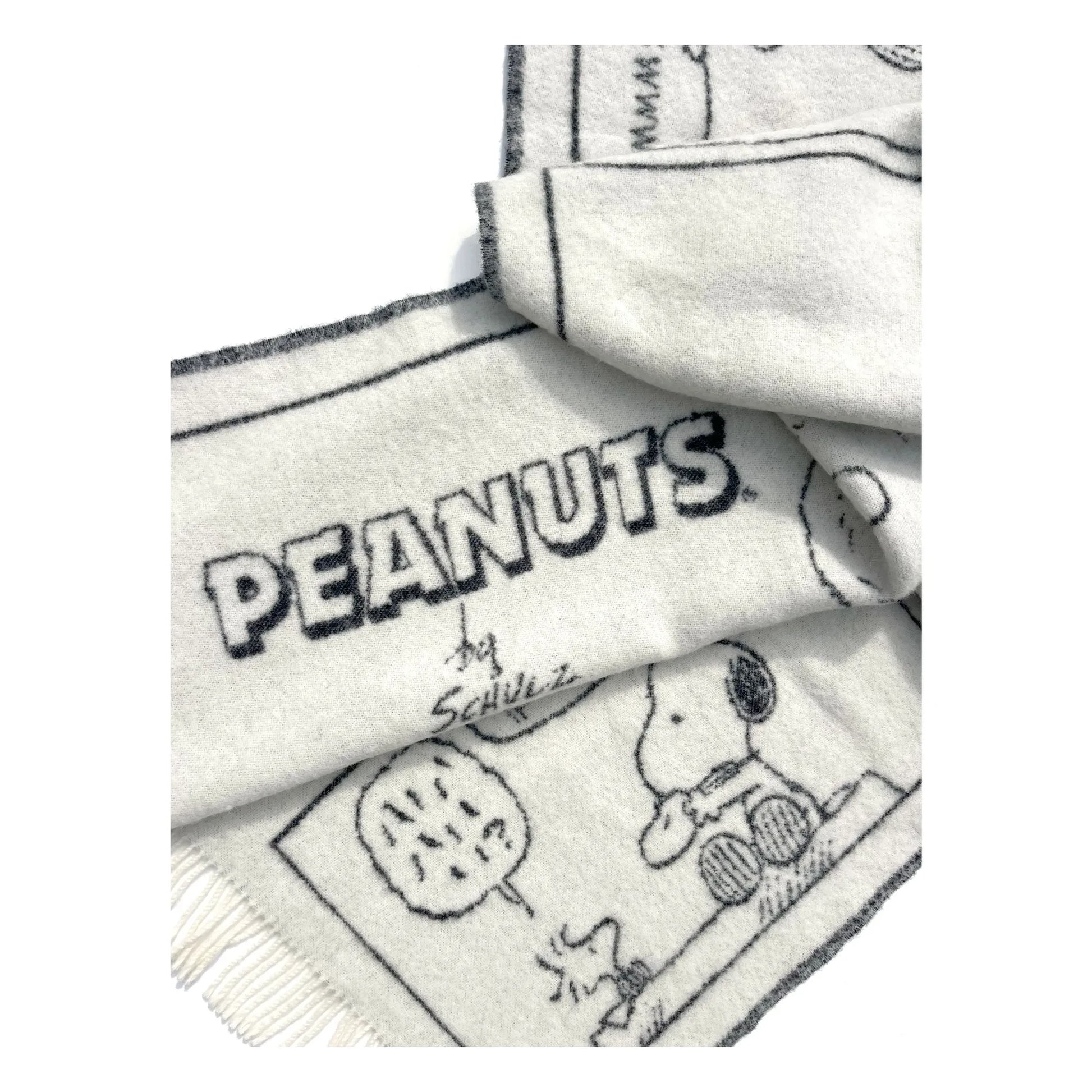 Maison Deux - Peanuts Throw | Black