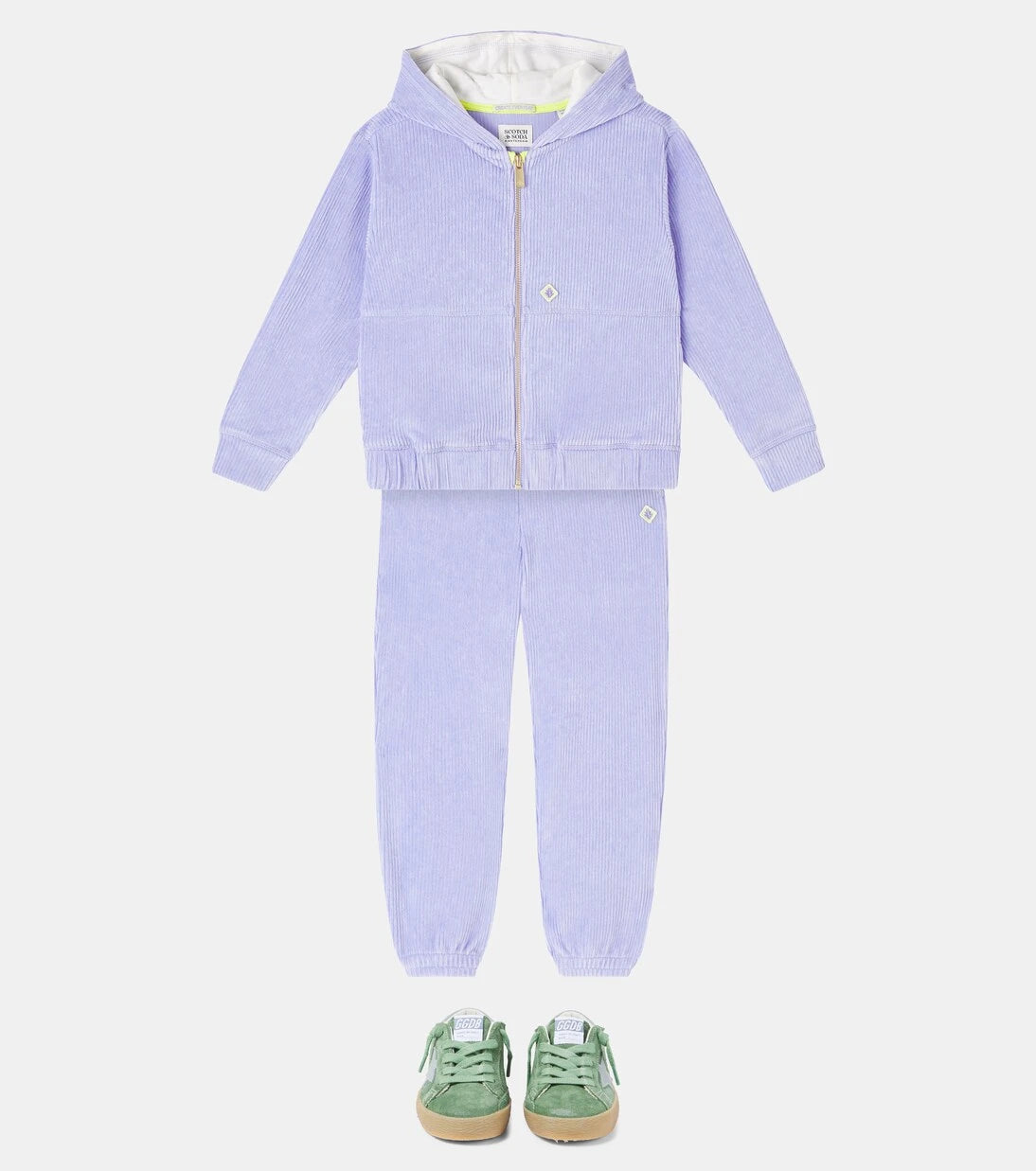 Scotch & Soda Kids - Cotton-blend corduroy sweatpants