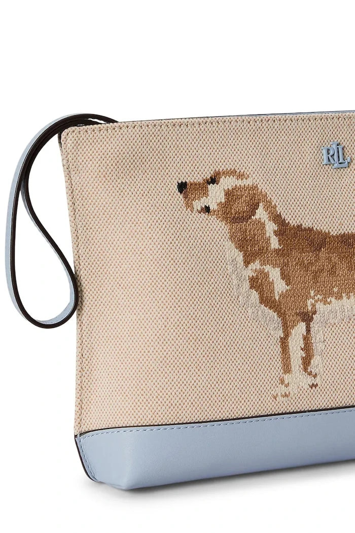Lauren Ralph Lauren pamuklu kadın kozmetik çantası