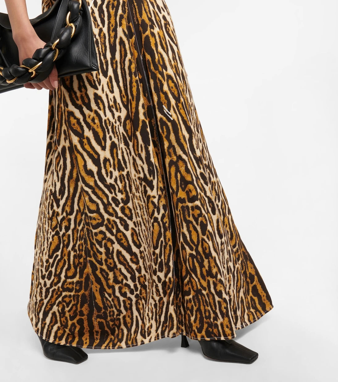 Proenza Schouler - Leopard-print crêpe maxi dress