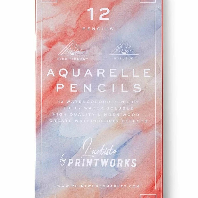 Printworks Aquarelle Kılıflı Pastel Seti (12 Parça)