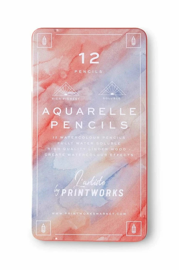 Printworks Aquarelle Kılıflı Pastel Seti (12 Parça)