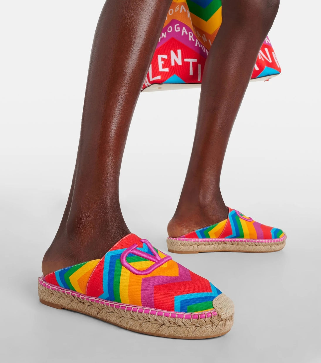 Valentino Garavani - VLogo canvas espadrilles