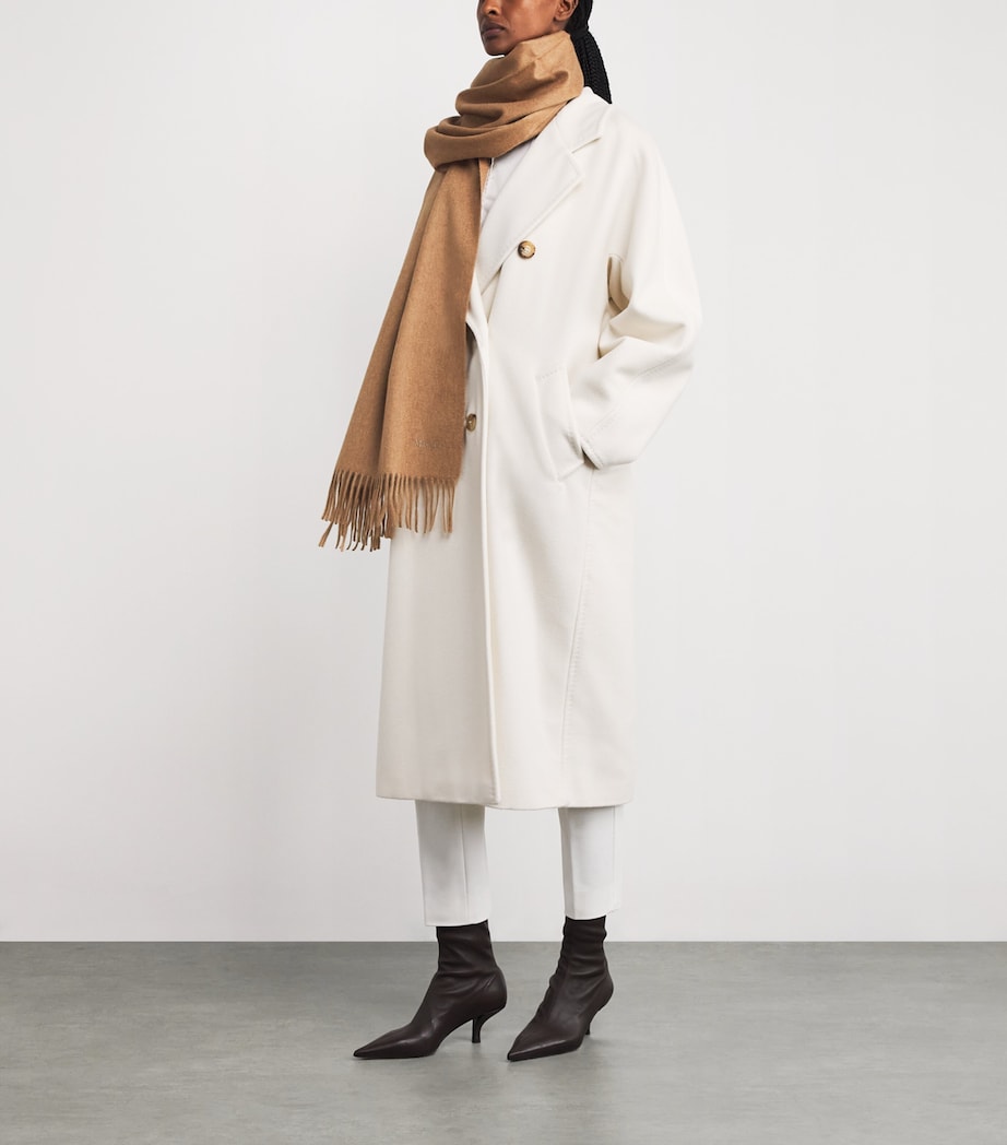 Beige Camel Logo Scarf