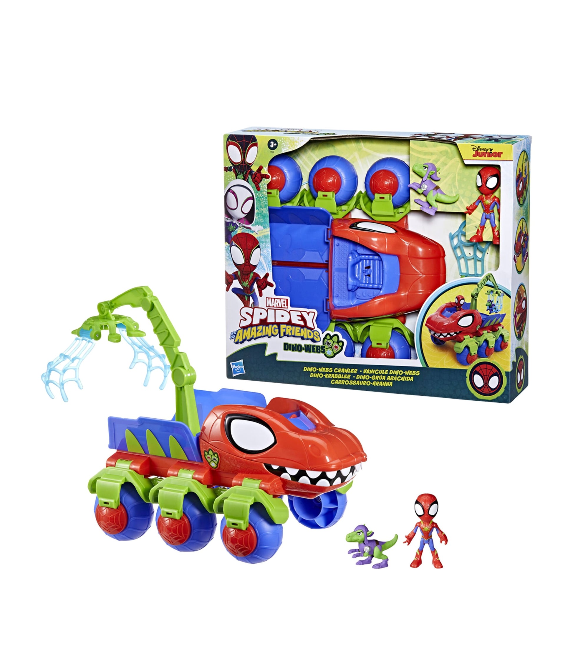 Marvel Spidey and His Amazing Friends Dino-Webs Crawler