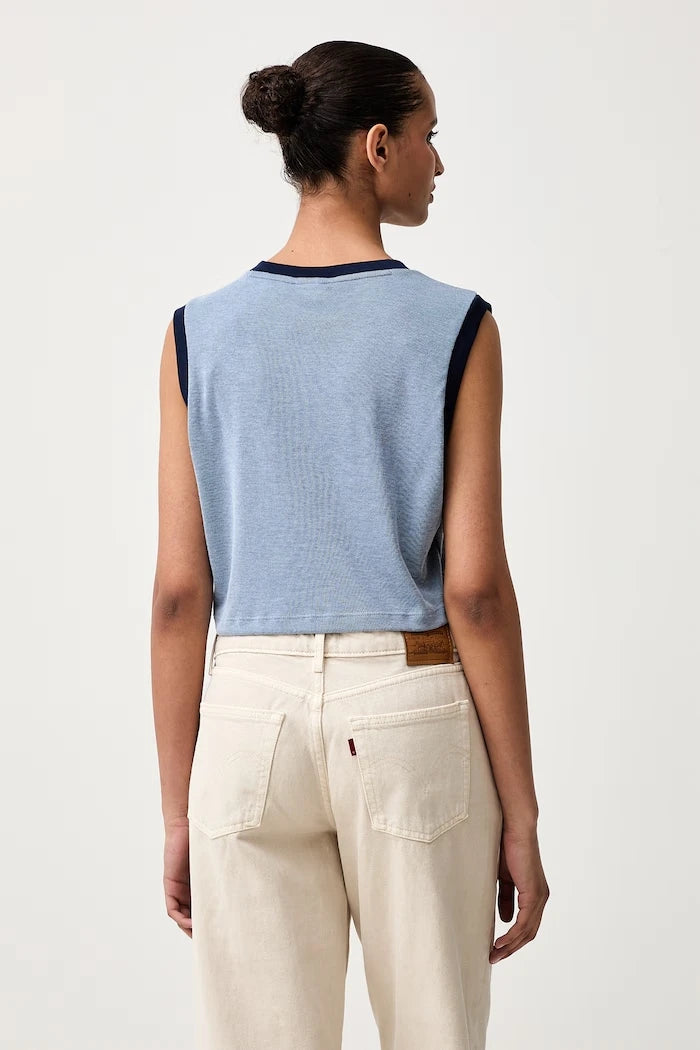 adidas Originals Heather modal kadın kısa top