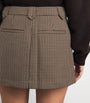 PAIGE Houndstooth Bobbi Mini Skirt