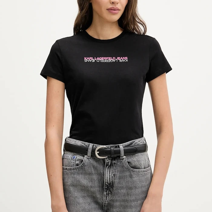 Памучна тениска Karl Lagerfeld Jeans