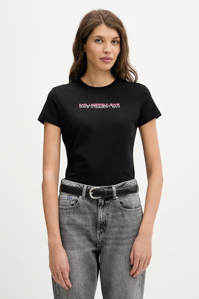 Памучна тениска Karl Lagerfeld Jeans