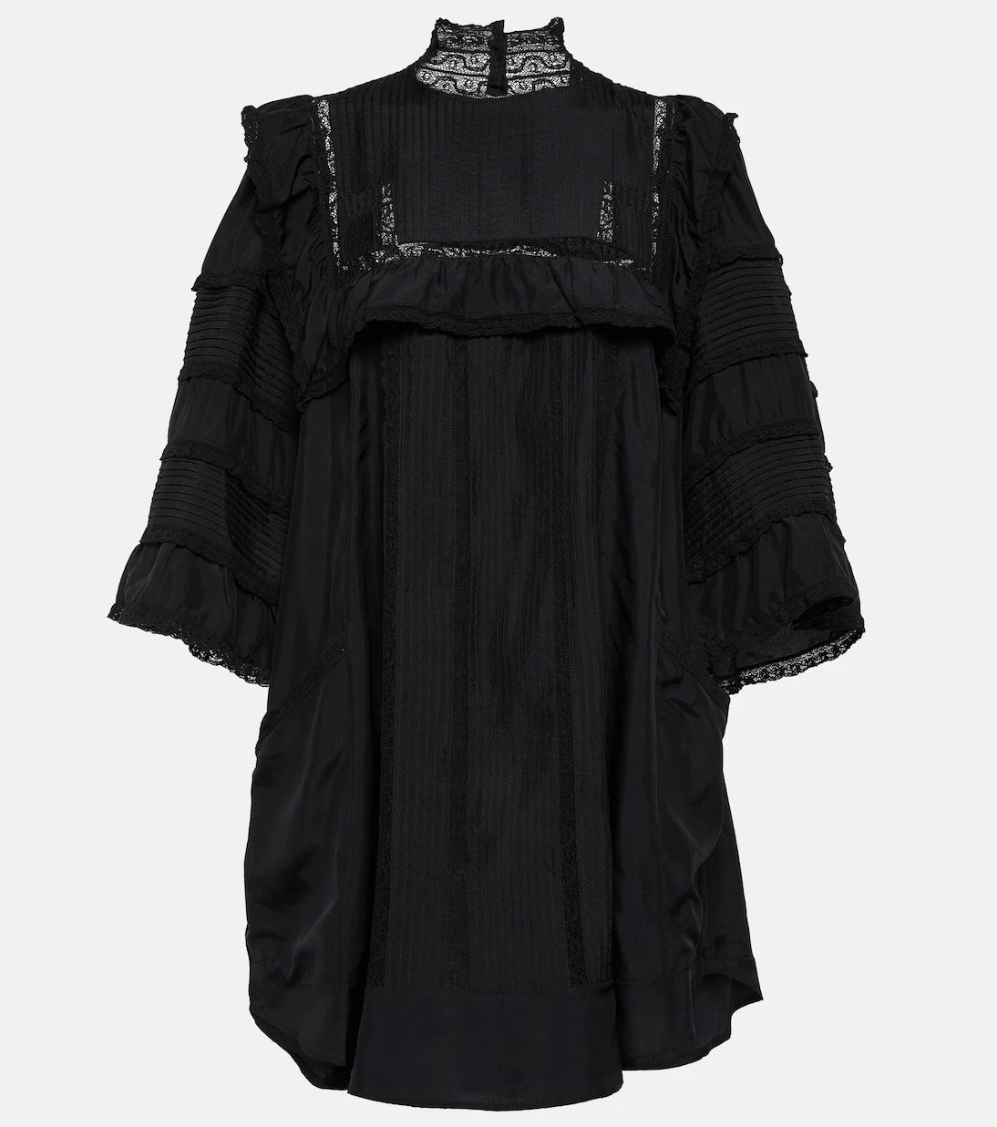 Isabel Marant - Zakae ruffle-trimmed silk minidress