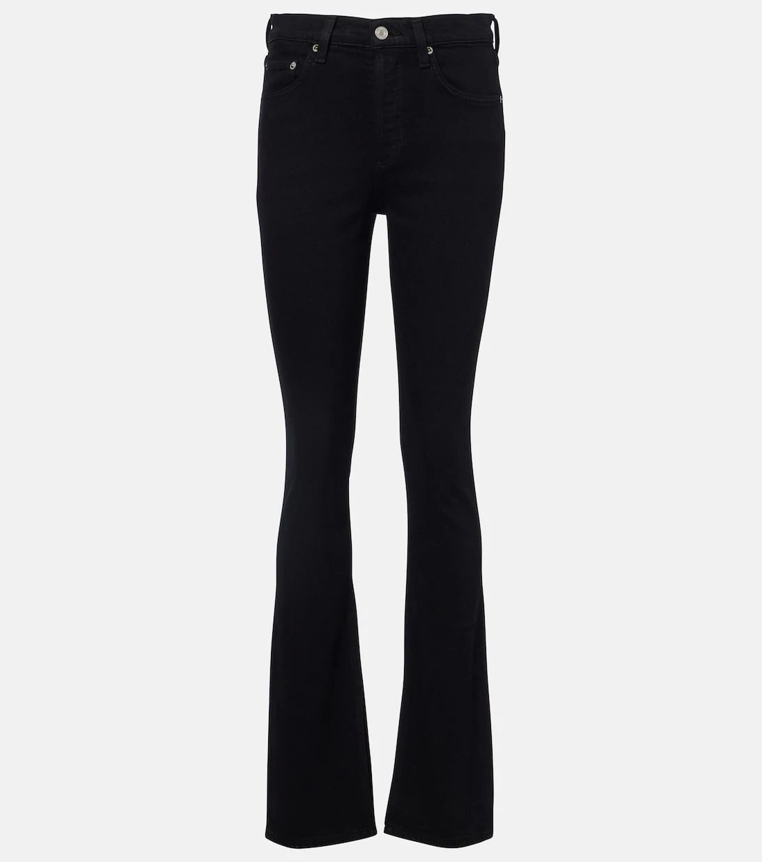Agolde - Ingram Split high-rise waist skinny jeans
