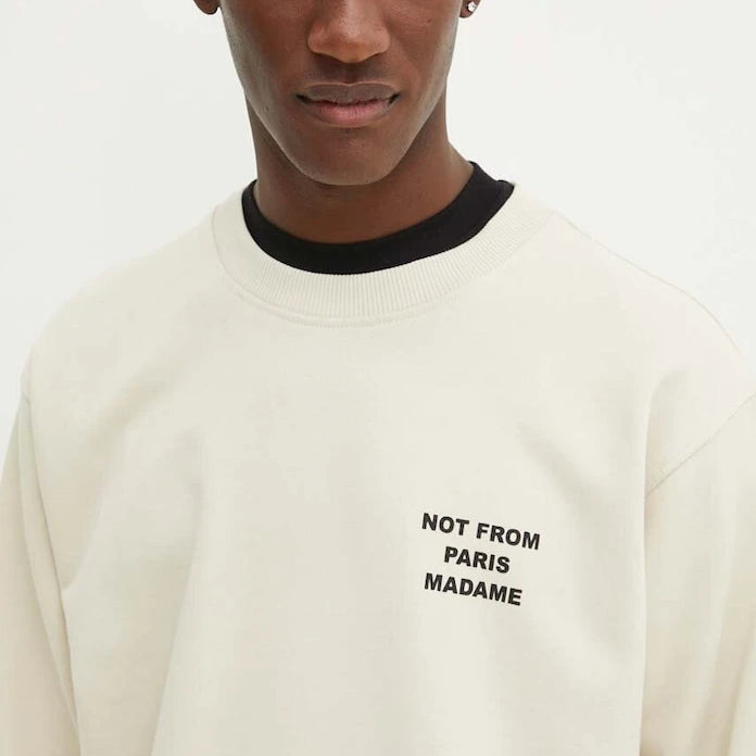 Pamuklu sweatshirt Drôle de Monsieur