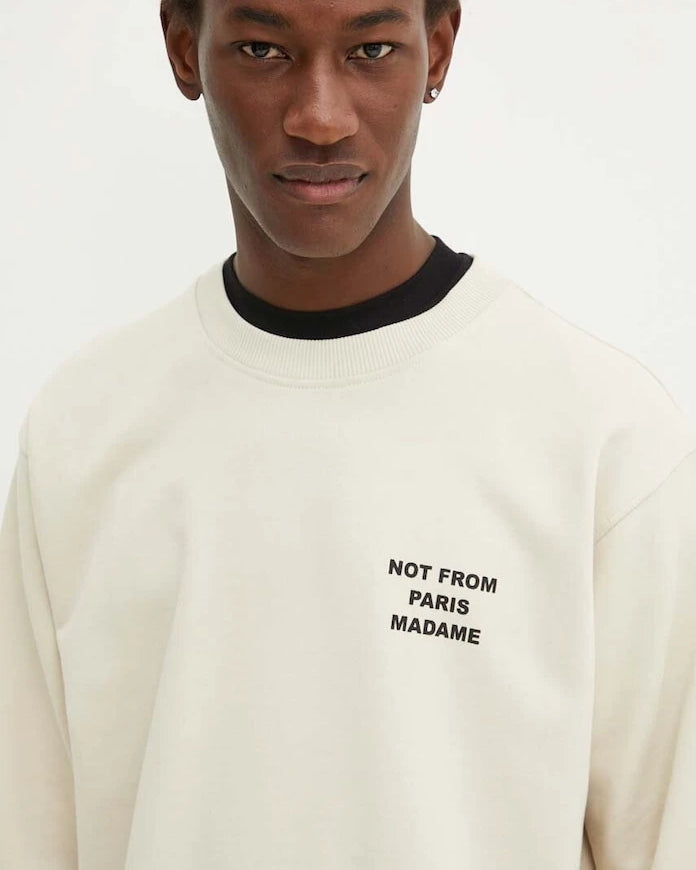 Pamuklu sweatshirt Drôle de Monsieur