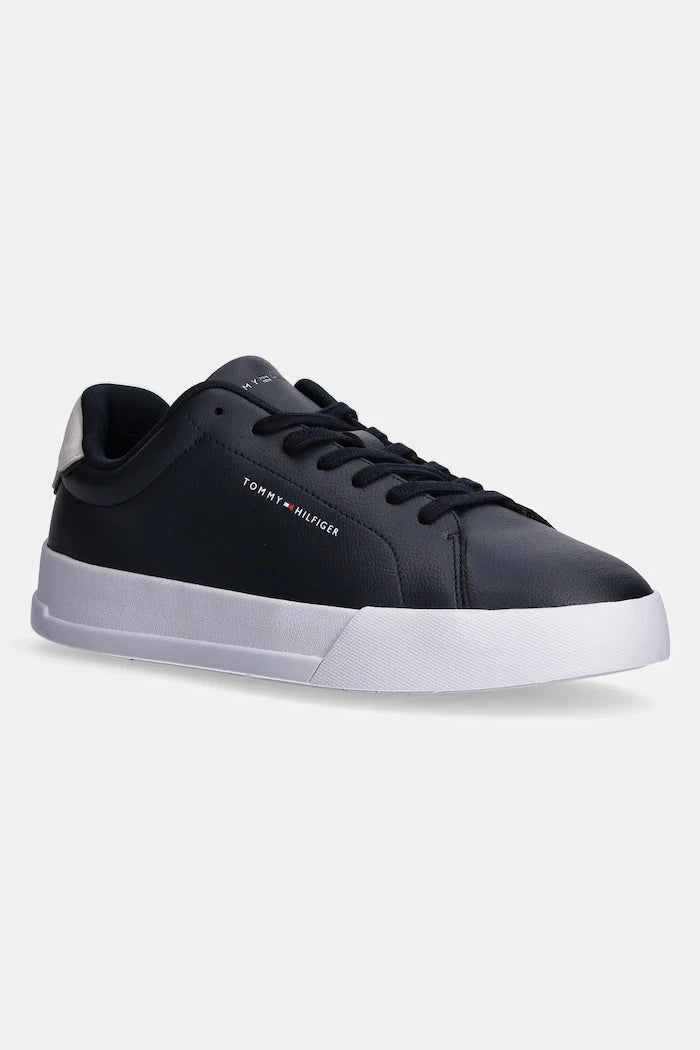 Tommy Hilfiger TH COURT LTH DETAIL Erkek Deri Spor Ayakkabı