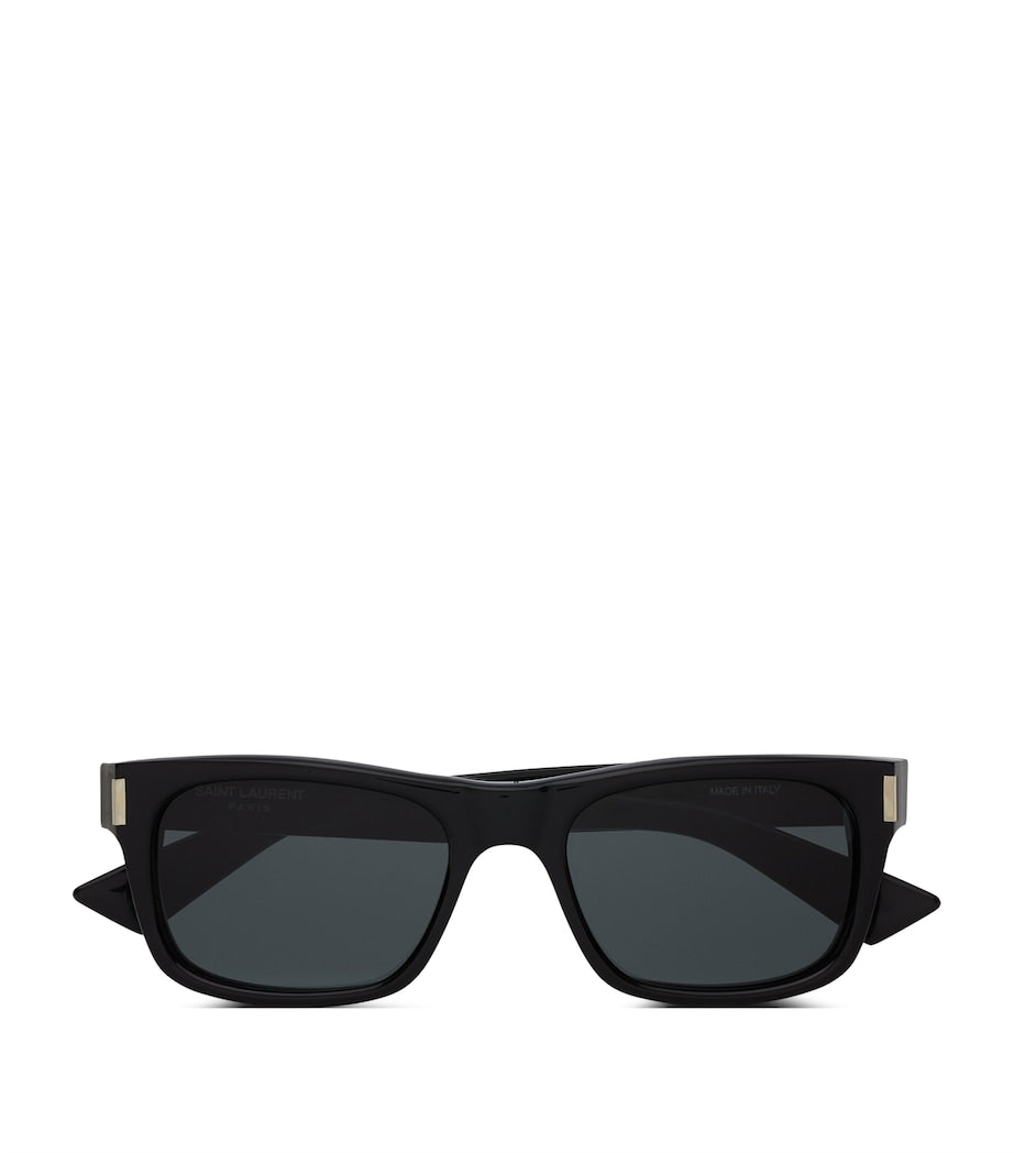 Black Acetate Square Sunglasses