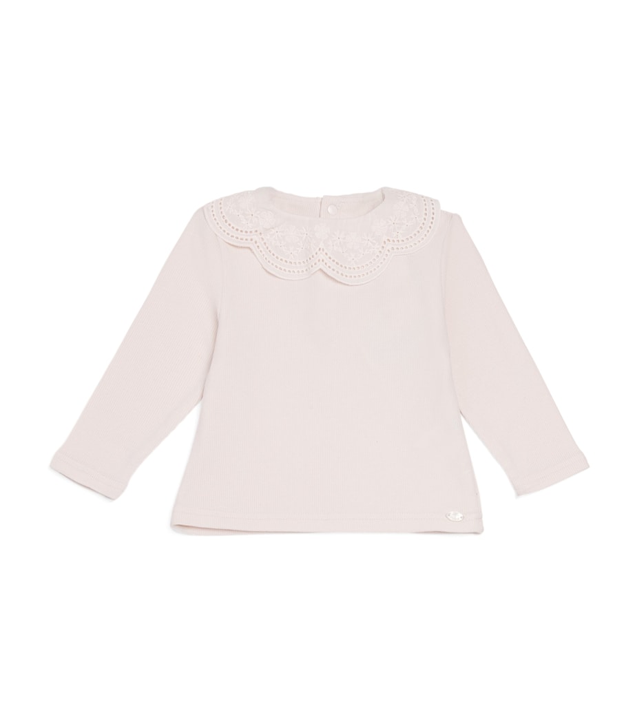 Collar-Detail Ribbed T-Shirt (3 Months-4 Years)