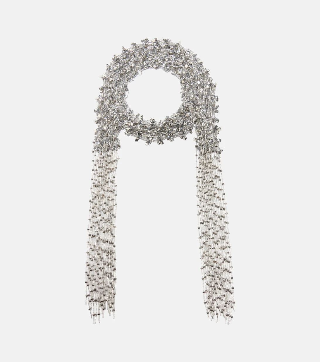 Dries Van Noten - Embellished fringed necklace