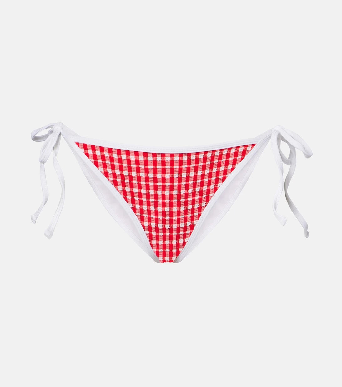 Jade Swim - Ties gingham bikini bottoms
