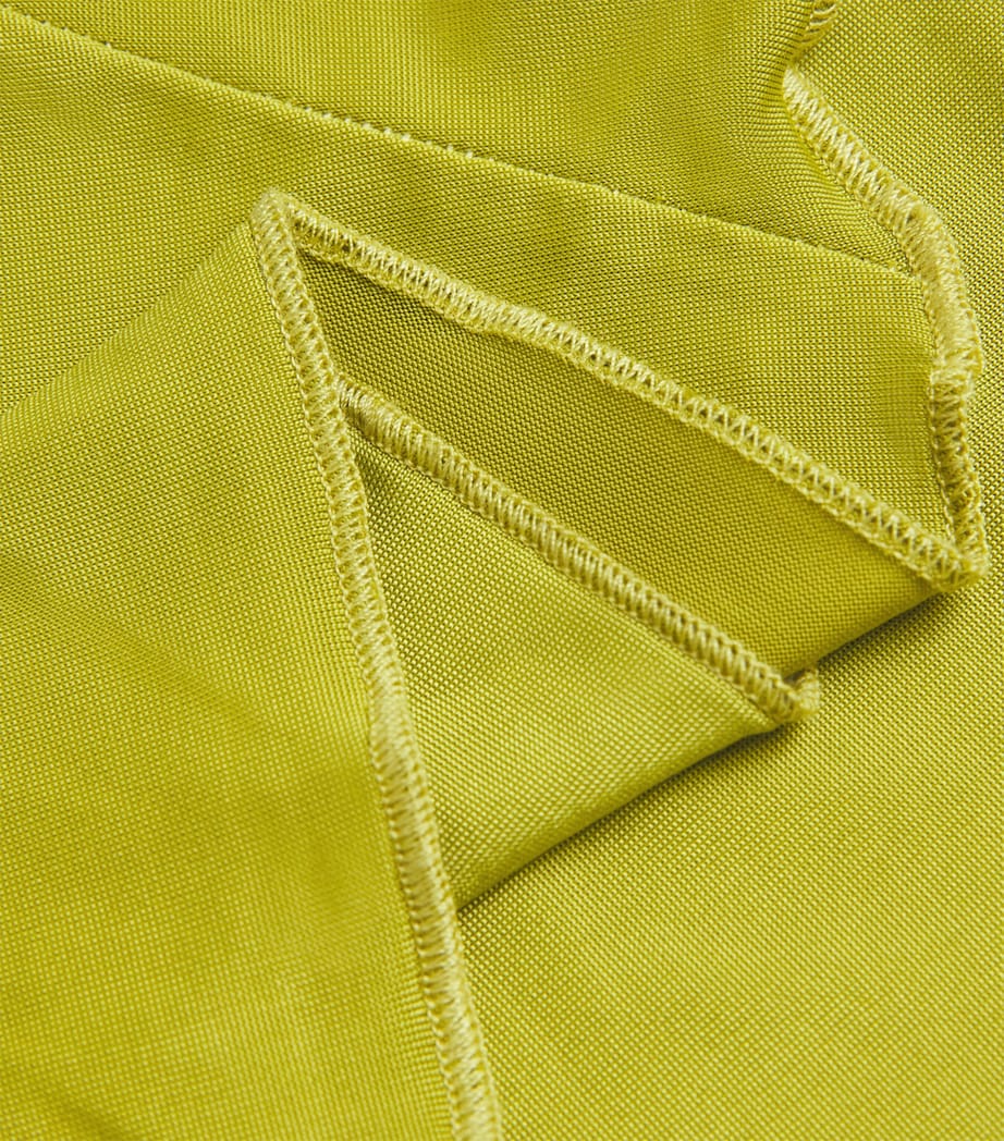 Nadine Mos Green Jersey Draped Top