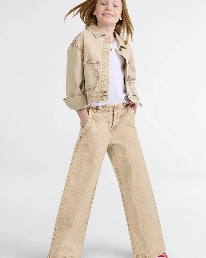 Çocuklar için wide leg jean '94 BAGGY WIDE LEG W/ YOKE