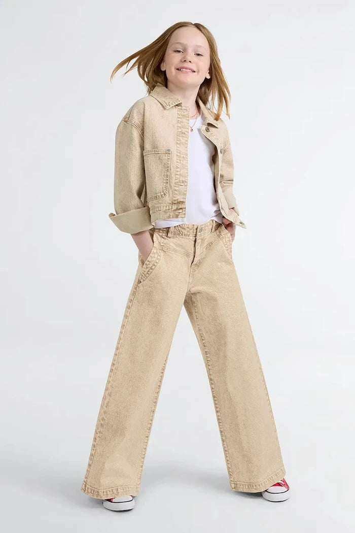 Çocuklar için wide leg jean '94 BAGGY WIDE LEG W/ YOKE