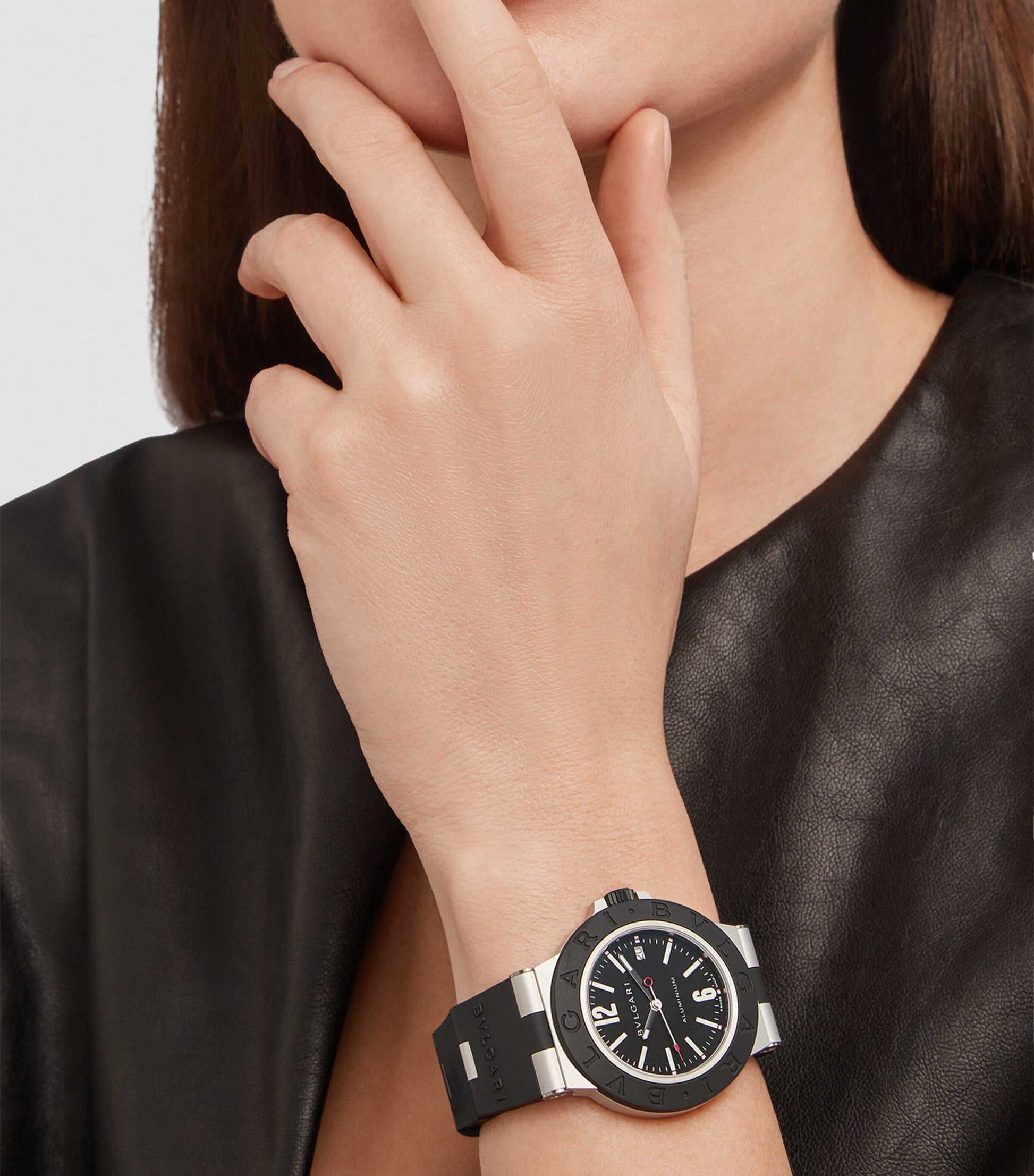 BVLGARI Aluminium Titanium Watch 40mm