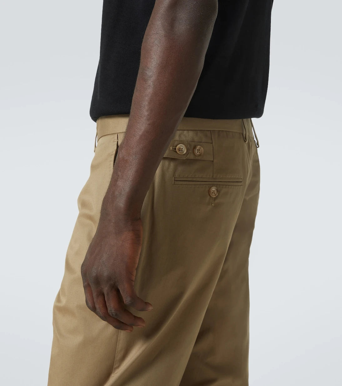 Dolce&Gabbana - High-rise cotton-blend chinos