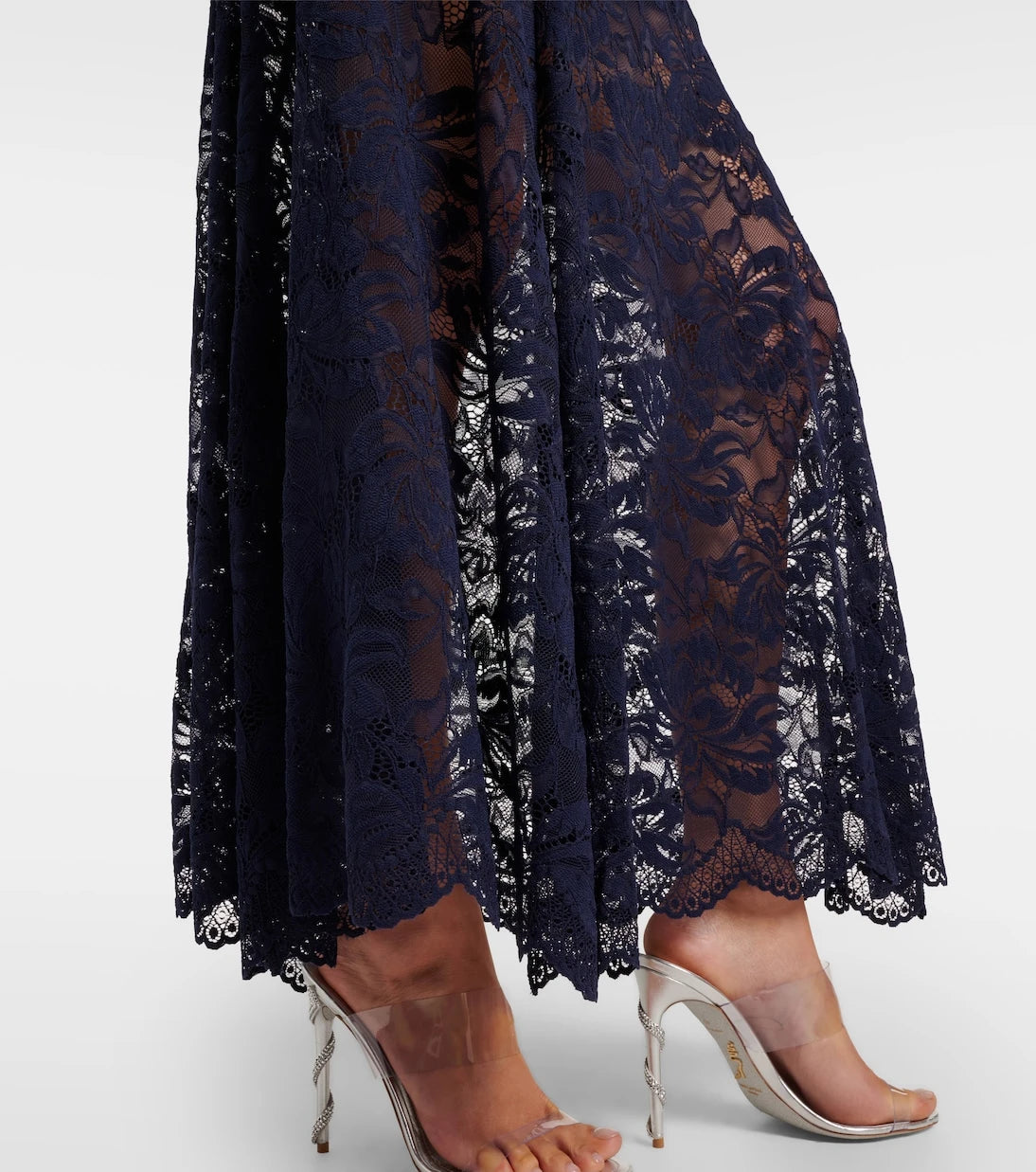Rabanne - Lace maxi dress