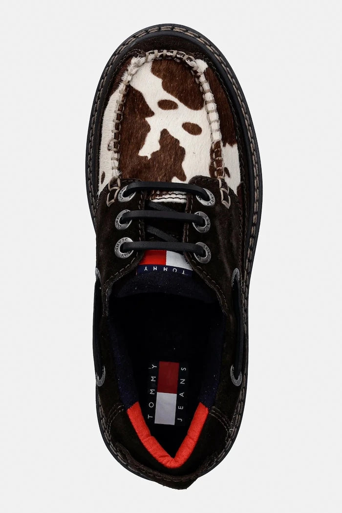 Tommy Jeans ARCHIVE 01 CALF HAIR Süet Mokasen
