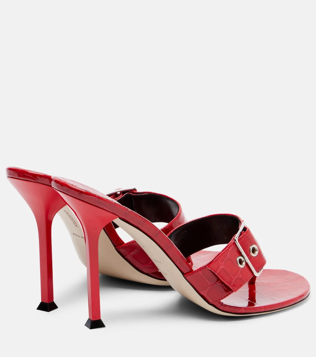Christen - Helix 95 patent leather thong sandals