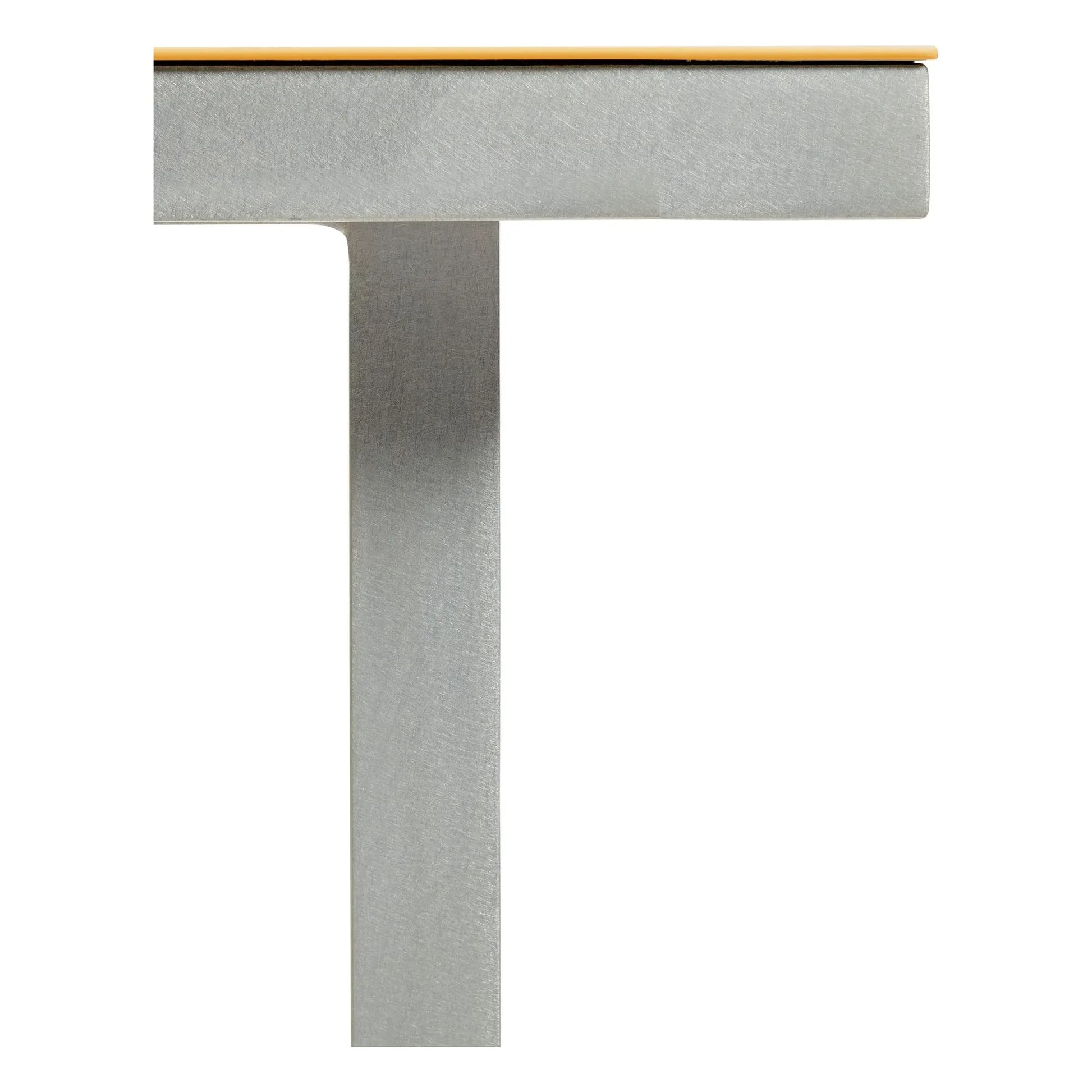 Valerie Objects - Alu dining table, Muller Van Severen | Yellow