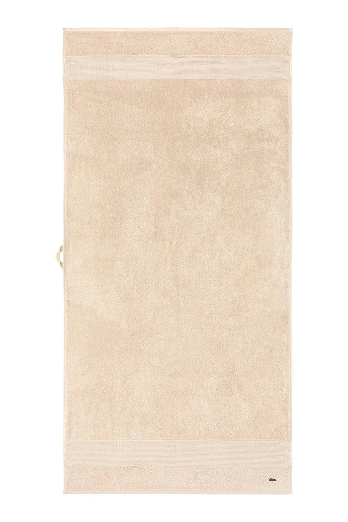 Памучна кърпа Lacoste L LECROCO Cappuccino 70 x 140 cm