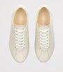 Mica Leather Slip-On Sneakers CREAM