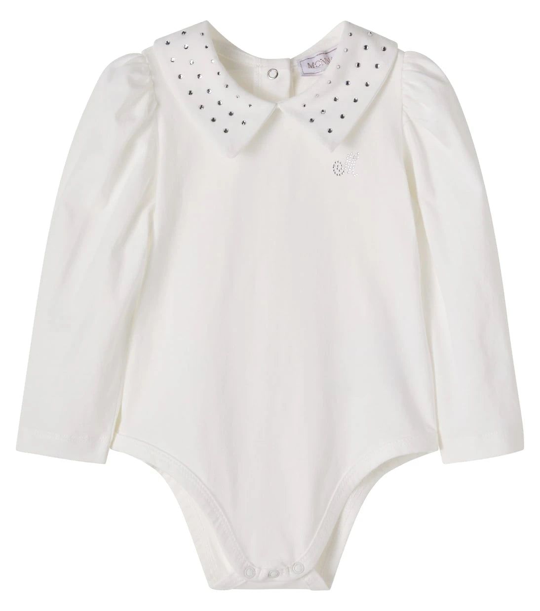Monnalisa - Baby embellished cotton bodysuit