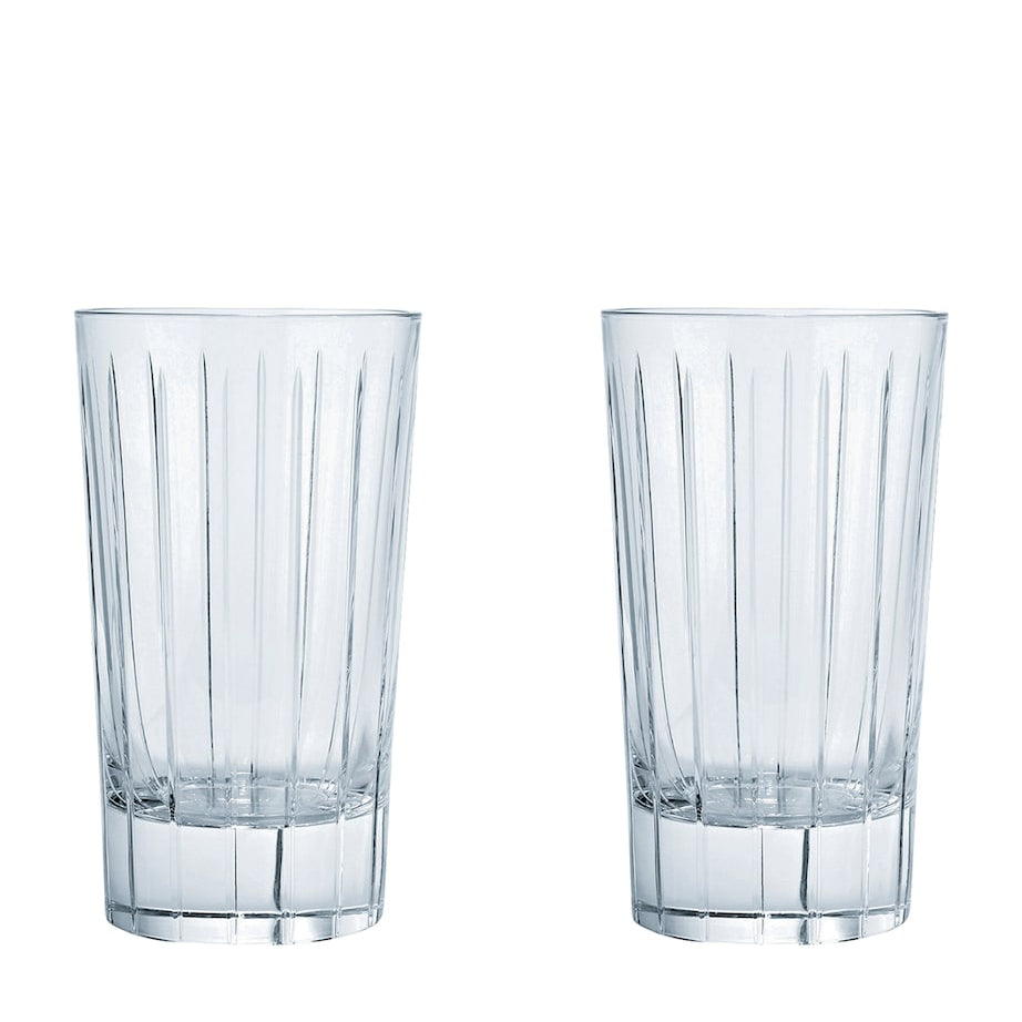 Set of 2 Iriana Crystal Highball Glasses (270ml)