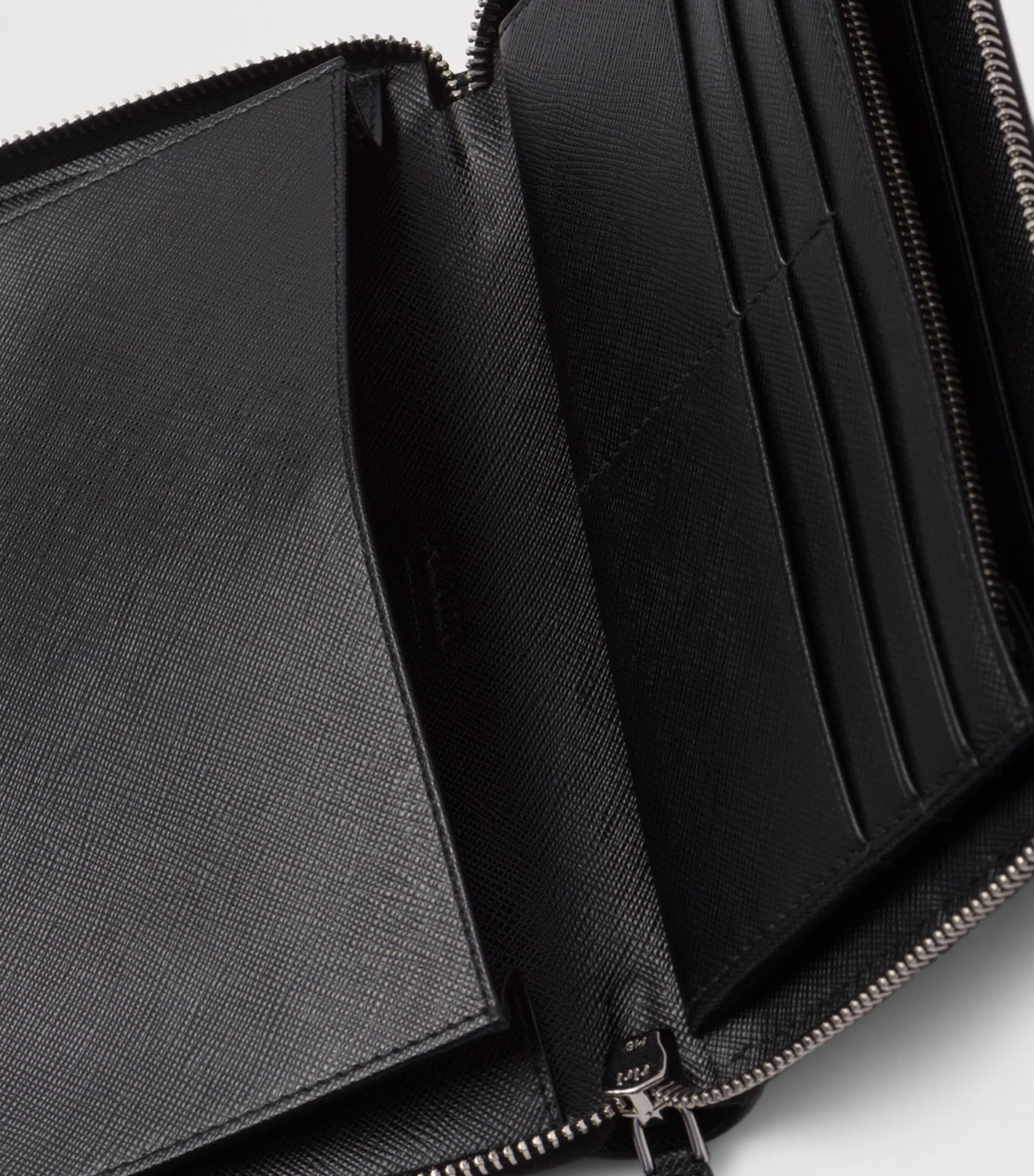 Saffiano Leather Zip-Around Wallet