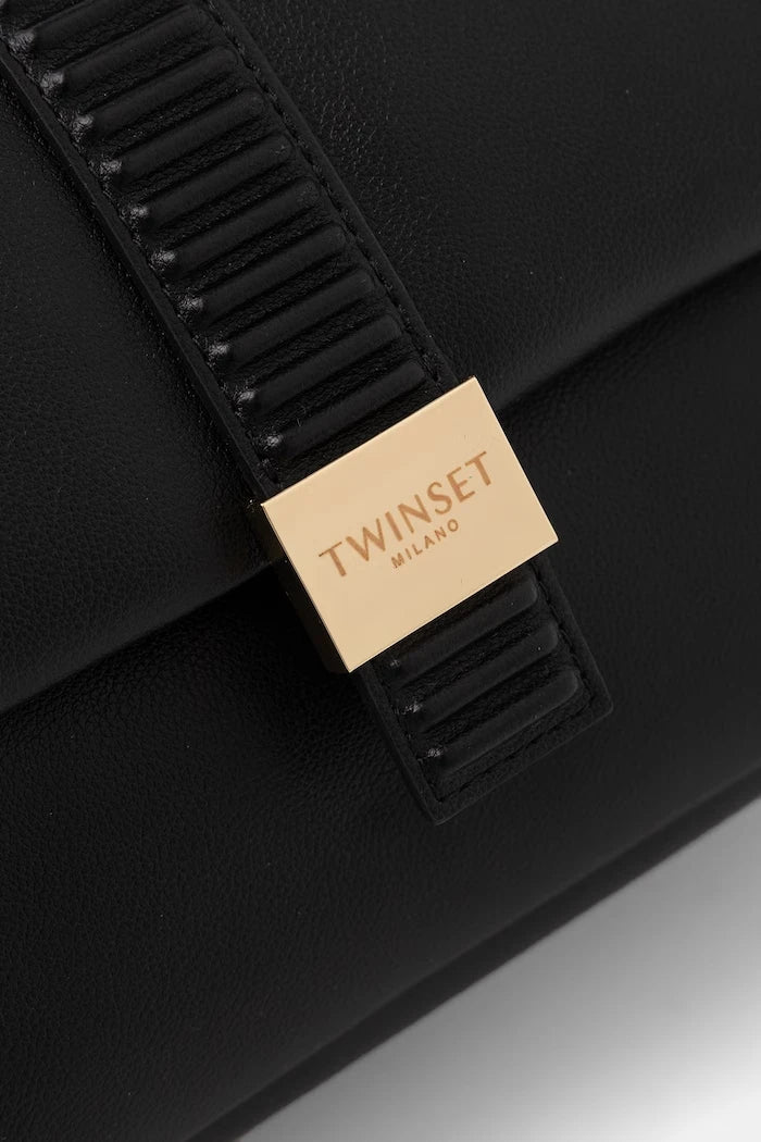 Twinset kadın çapraz askılı çanta, suni deri