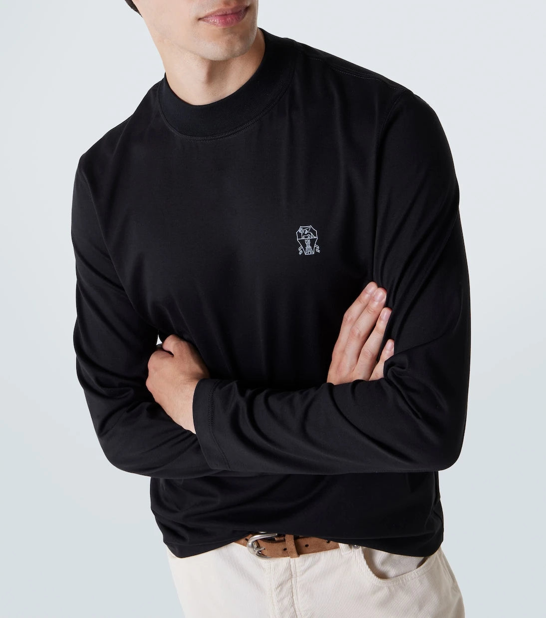 Brunello Cucinelli - Logo cotton T-shirt