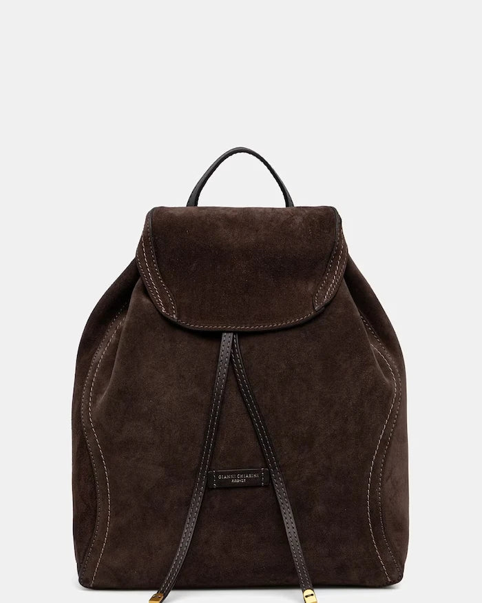 Gianni Chiarini kadın süet sırt çantası VIOLETTE