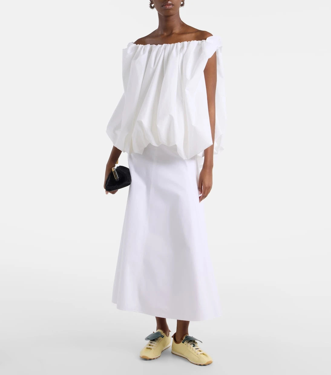 Jacquemus - Tennis leather-trimmed canvas sneakers