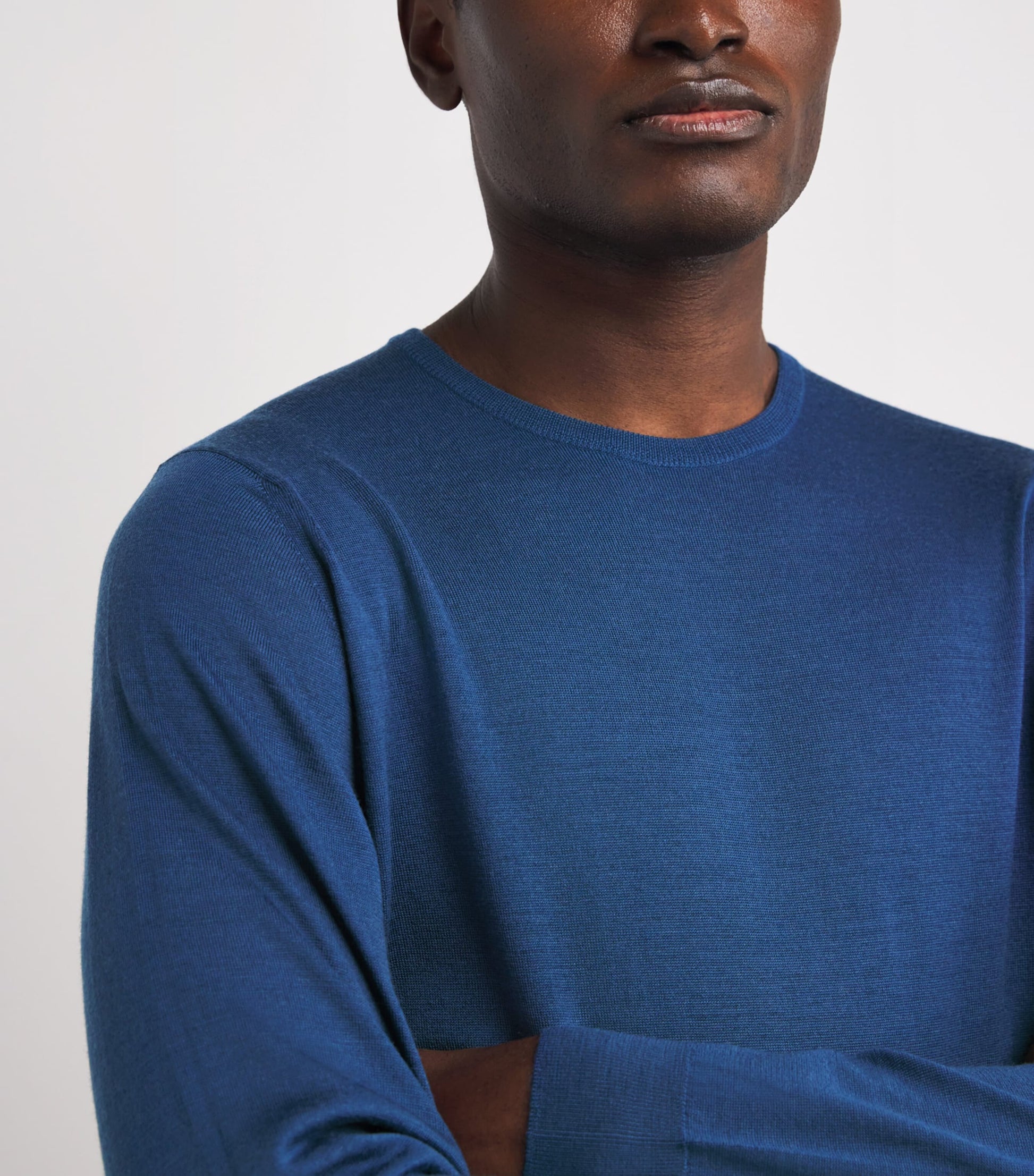 Blue Merino Wool Sweater