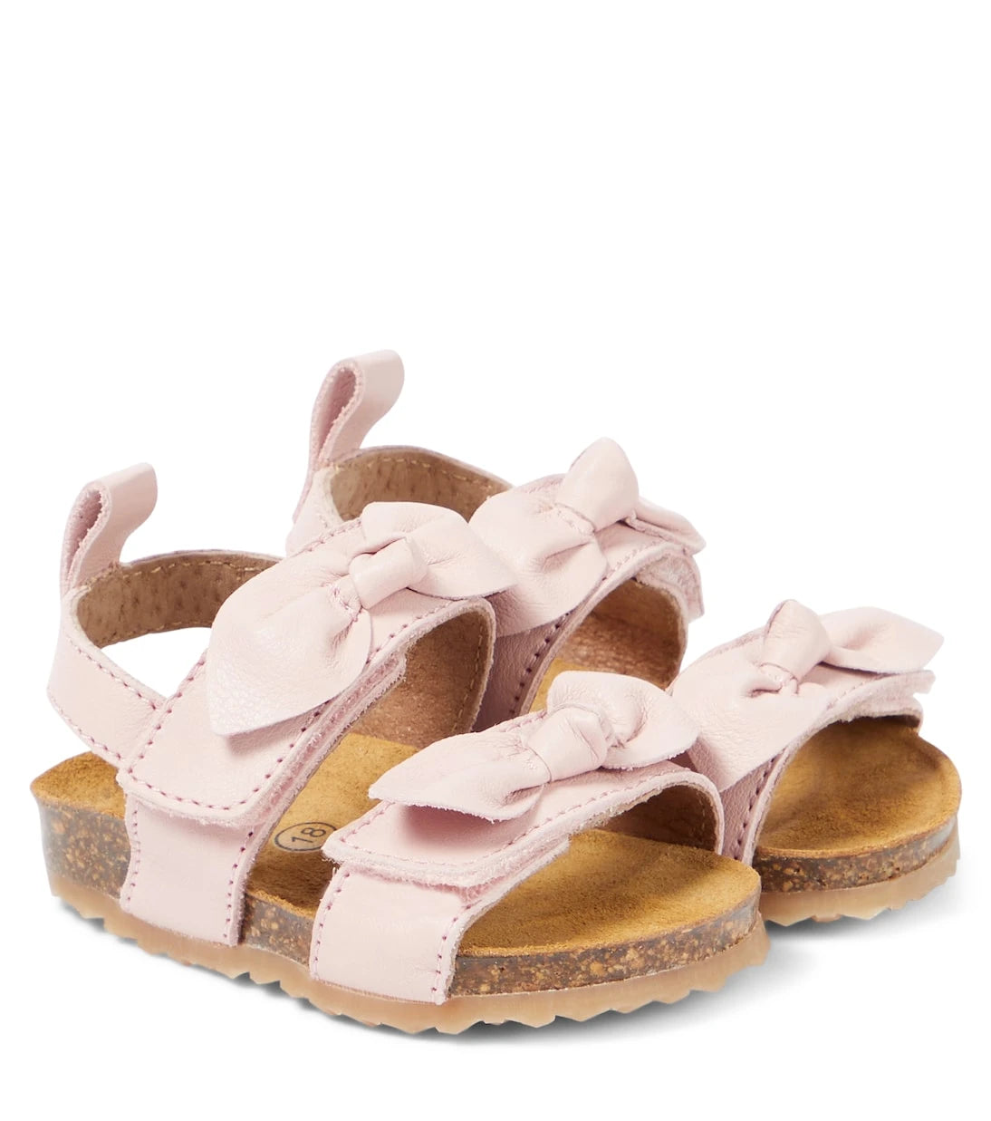 PèPè - Baby bow-detail leather sandals