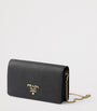 Black Mini Saffiano Leather Bag