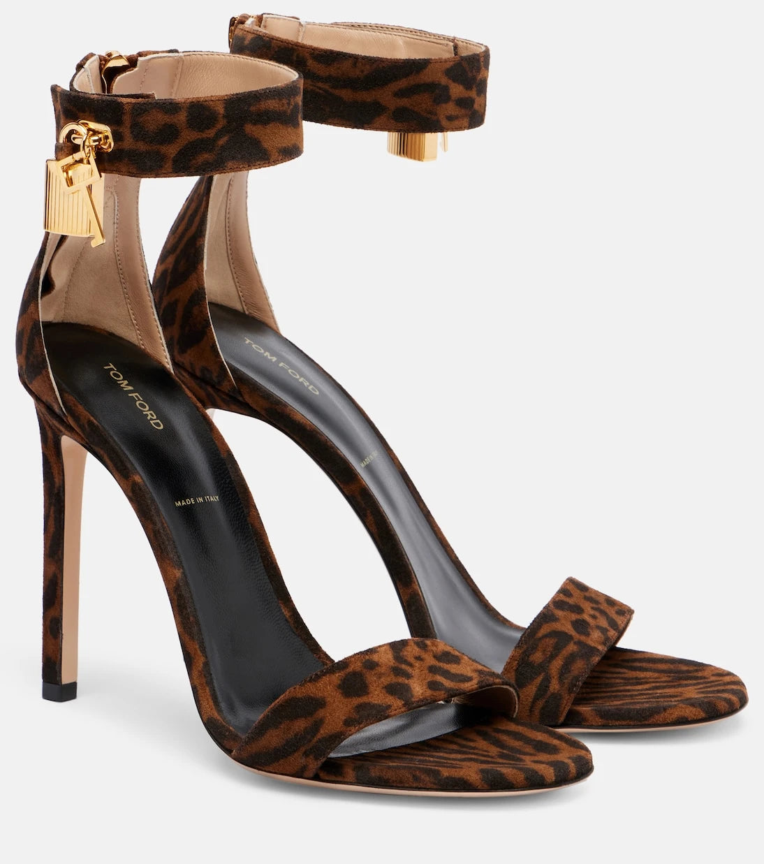 Tom Ford - 105 leopard-print leather sandals