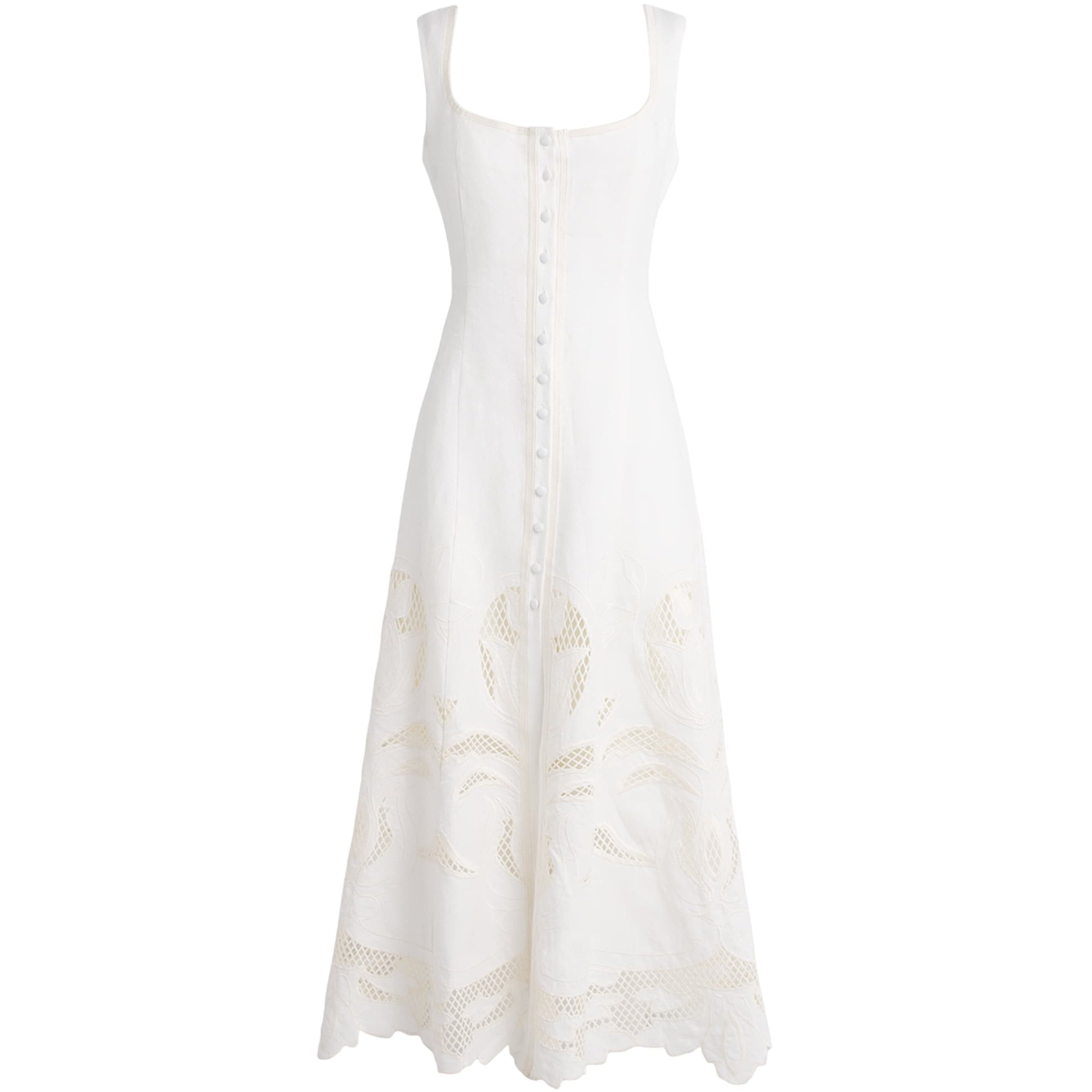 Linen Mila Midi Dress