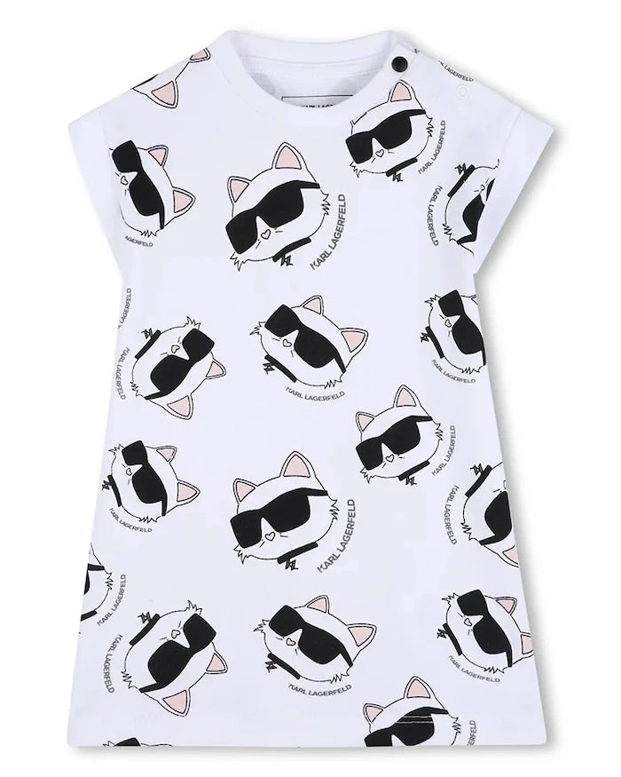 Karl Lagerfeld Bebek Pamuk Elbise
