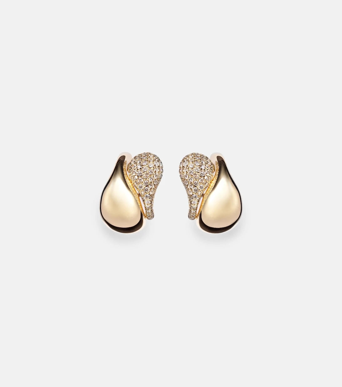 Shay Jewelry - 18kt gold earrings with diamonds