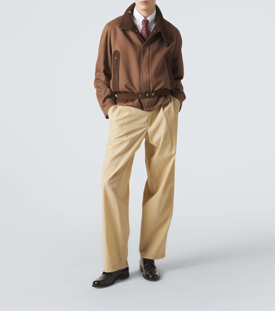Giorgio Armani - Archivio cotton-blend straight pants