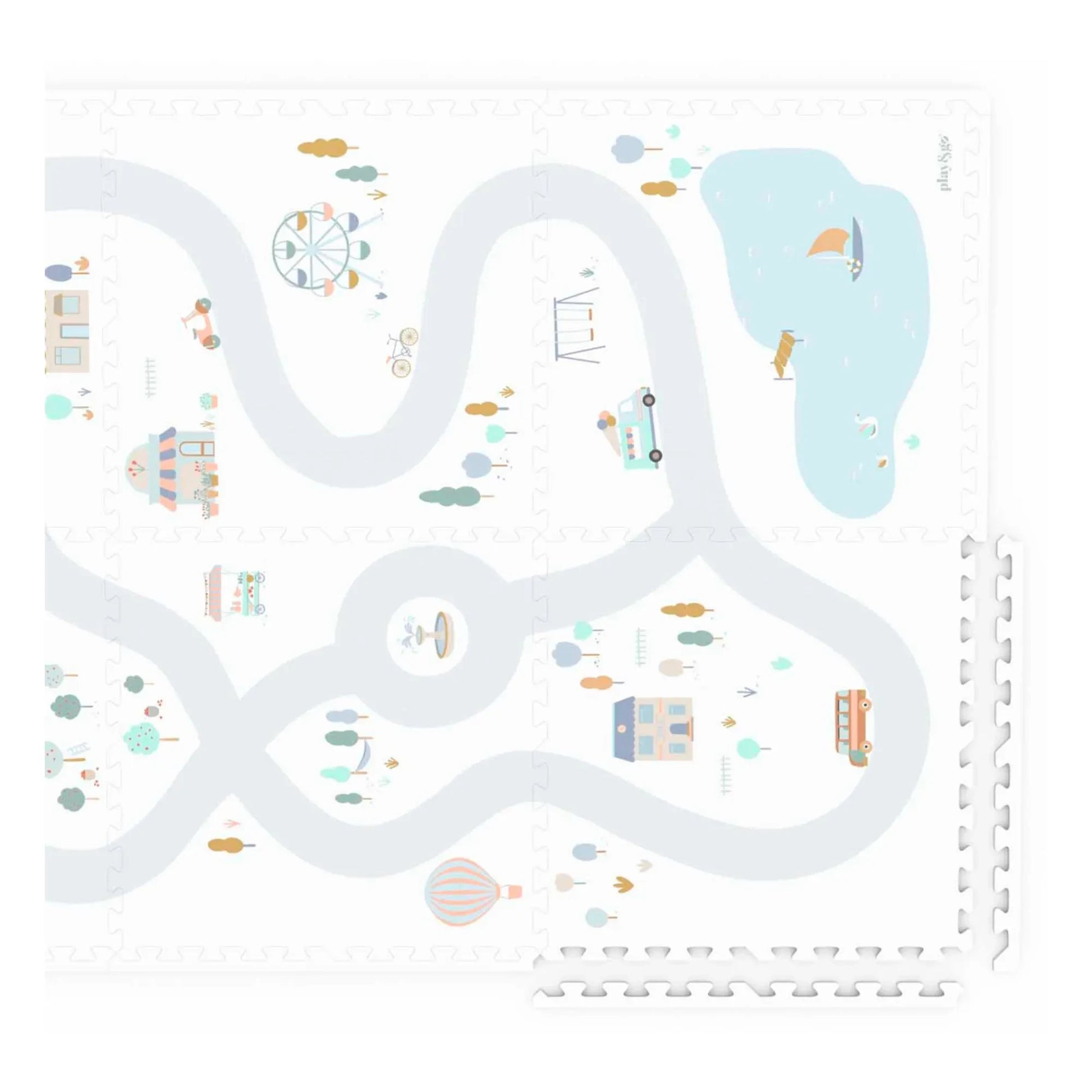 Play and Go - Tiloo modular playmat - Village